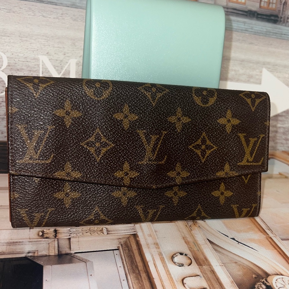 Louis Vuitton monogram envelope flap wallet